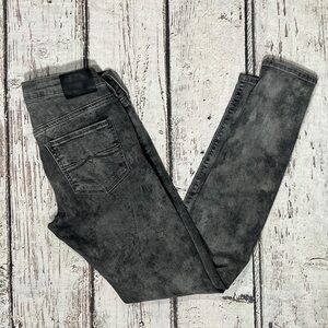 Lucky Brand Black Denim Medium Wash Charlie Skinny Pants Women's Jeans